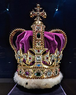 St Edward's Crown, The Centrepiece of the Crown Jewels of the United ...